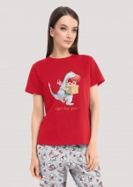 Футболка Clever женская LF13-1068 - красный