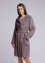 Халат Clever LX13-003к - кофейный