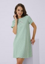 Платье Clever LDR24-1078/2 - св. зеленый/зеленый