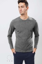 Лонгслив мужской OXO-0638 - серый меланж