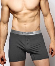 Мужские трусы боксеры Atlantic BMB-005 - графит