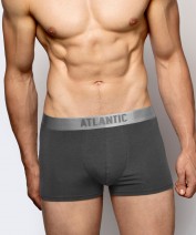Мужские трусы боксеры Atlantic BMH-012 - грaфитовый