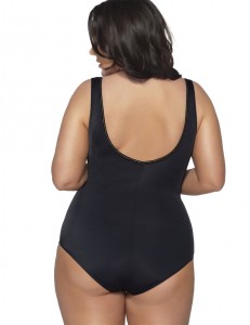 Купальник слитный Ava SKJ59  - черный 