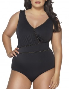 Купальник слитный Ava SKJ59  - черный 