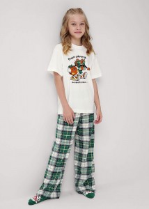 Пижама подросток Clever 759526/29кд_п - молочный