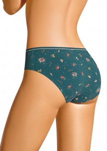 Трусы слип Clever B1201 - т.зеленый/красный 