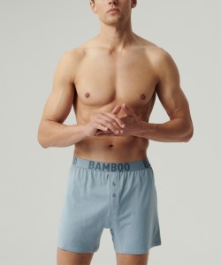 Мужские трусы Atlantic 2MBX-076 - голубой/графитовый