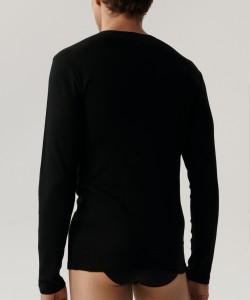 Лонгслив мужской Atlantic BMV-049 - черный 