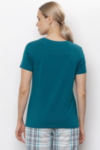 Футболка женская Melado 6711W-20091.8H-715.1393 - серо-бирюзовый