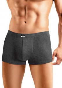 Мужские трусы боксеры Clever MH608710 - меланж т. серый