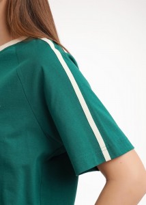 Футболка Clever LF26-100 - т. зеленый