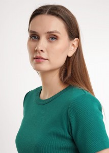 Футболка Clever LF26-100/6 - т. зеленый