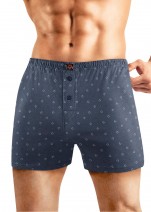 Мужские трусы Clever свободные MBX451311 - т. синий/св. серый