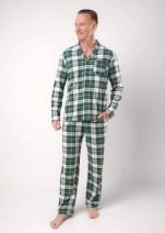 Пижама мужская Clever MHP450781/3 - т. зеленый/молочный