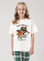 Пижама подросток Clever 759526/29кд_п - молочный