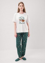 Набор одежды Clever LP15-1201/2 - меланж св. серый/т. зеленый 