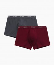 Мужские трусы Atlantic 2RMH-011 - графитовый/каберне