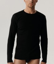 Лонгслив мужской Atlantic BMV-049 - черный 