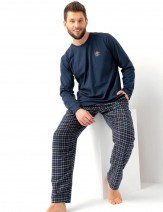 Пижама мужская Key MNS 481 - т. синий