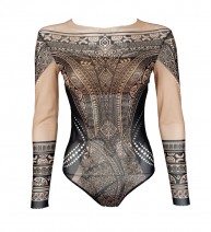 Купальник SPF ZUMA 26M MAORI - черный/тату